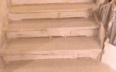 Restauración de una escalera de 100 años